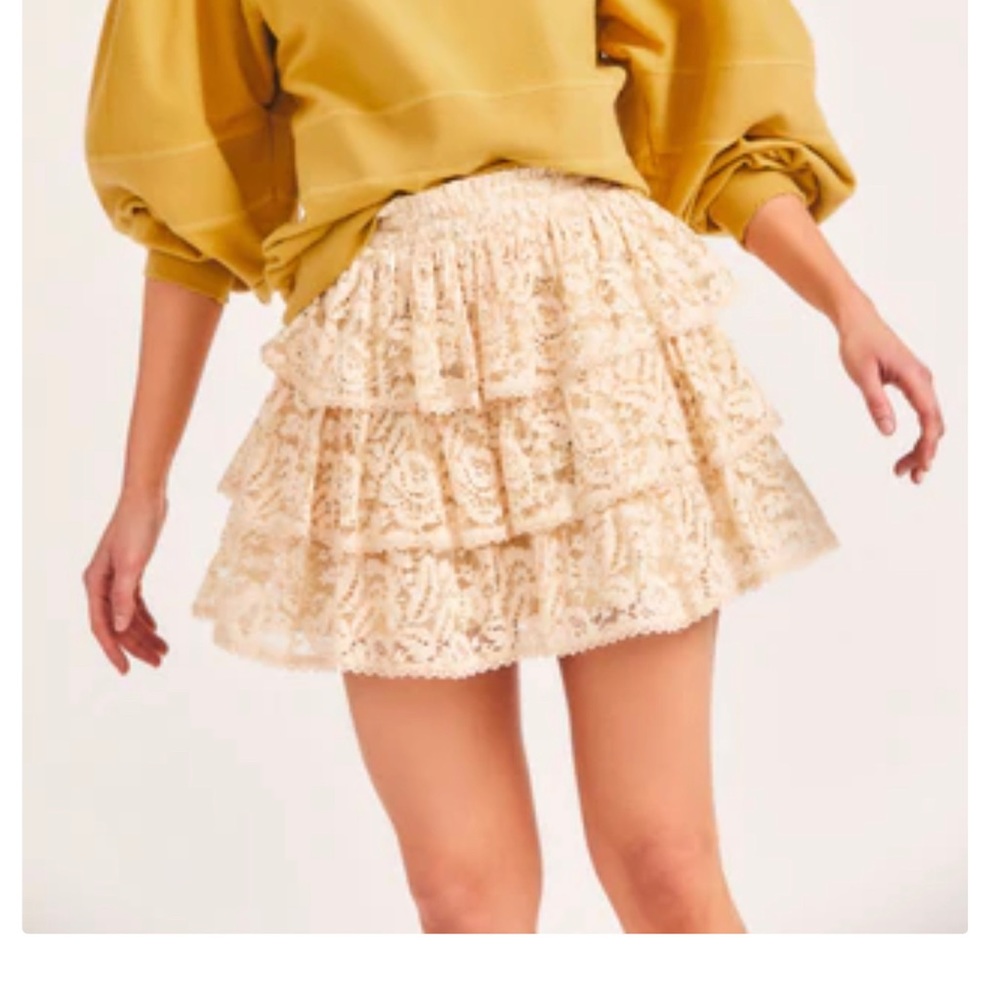 Loveshackfancy Brynlee Skirt View 2